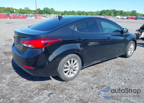 2014 Hyundai Elantra Se from USA, damaged, VIN 5NPDH4AE0EH540468